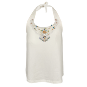 Embellished Halter Bra Top (L/38D)
