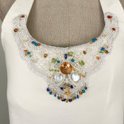 Embellished Halter Bra Top (L/38D)