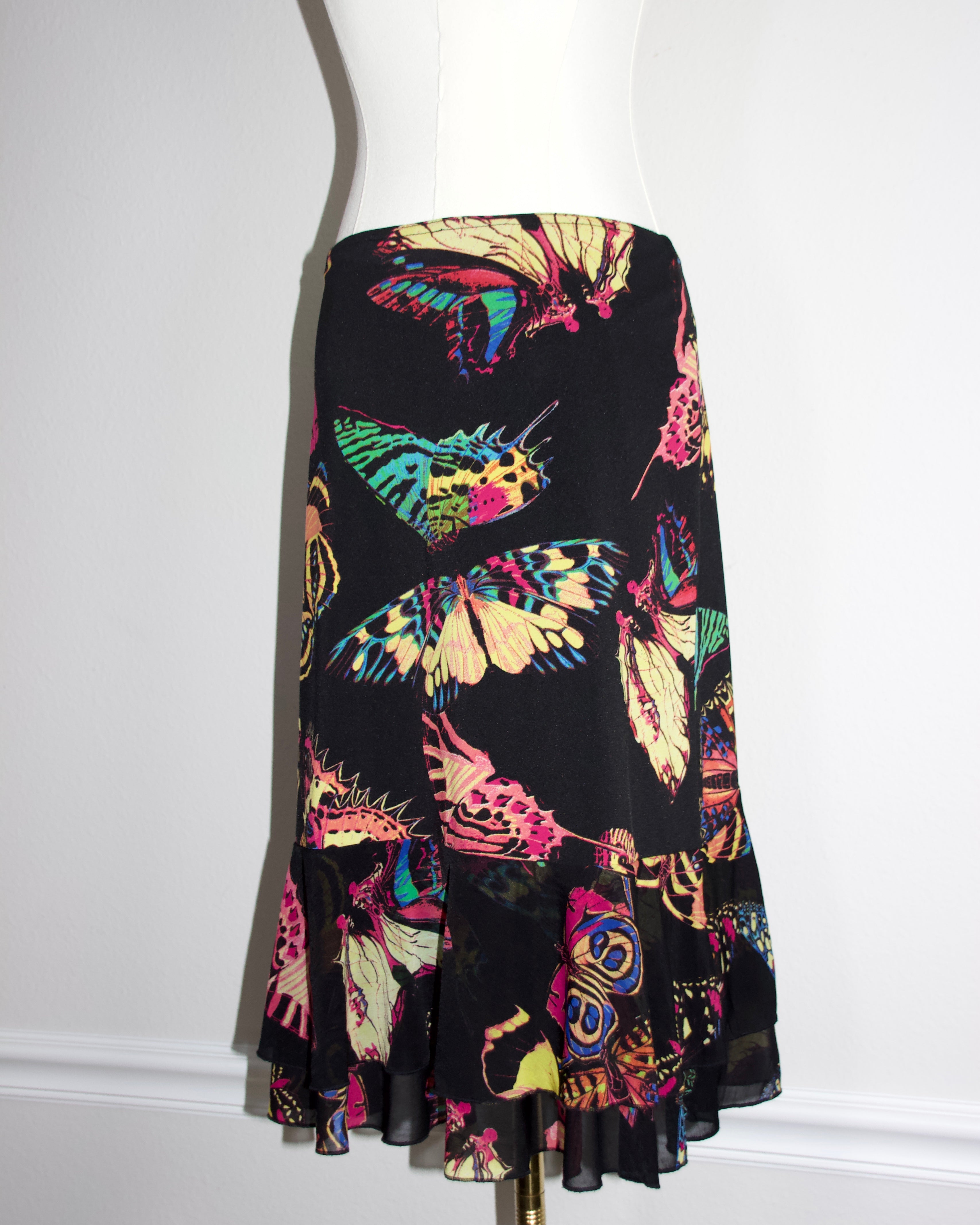 Y2K Euro Morgan de Toi Butterfly Skirt (M)