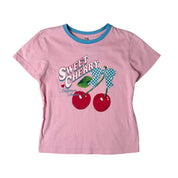 J-Fashion Sweet Cherry Graphic Baby Tee (S)