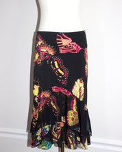 Y2K Euro Morgan de Toi Butterfly Skirt (M)