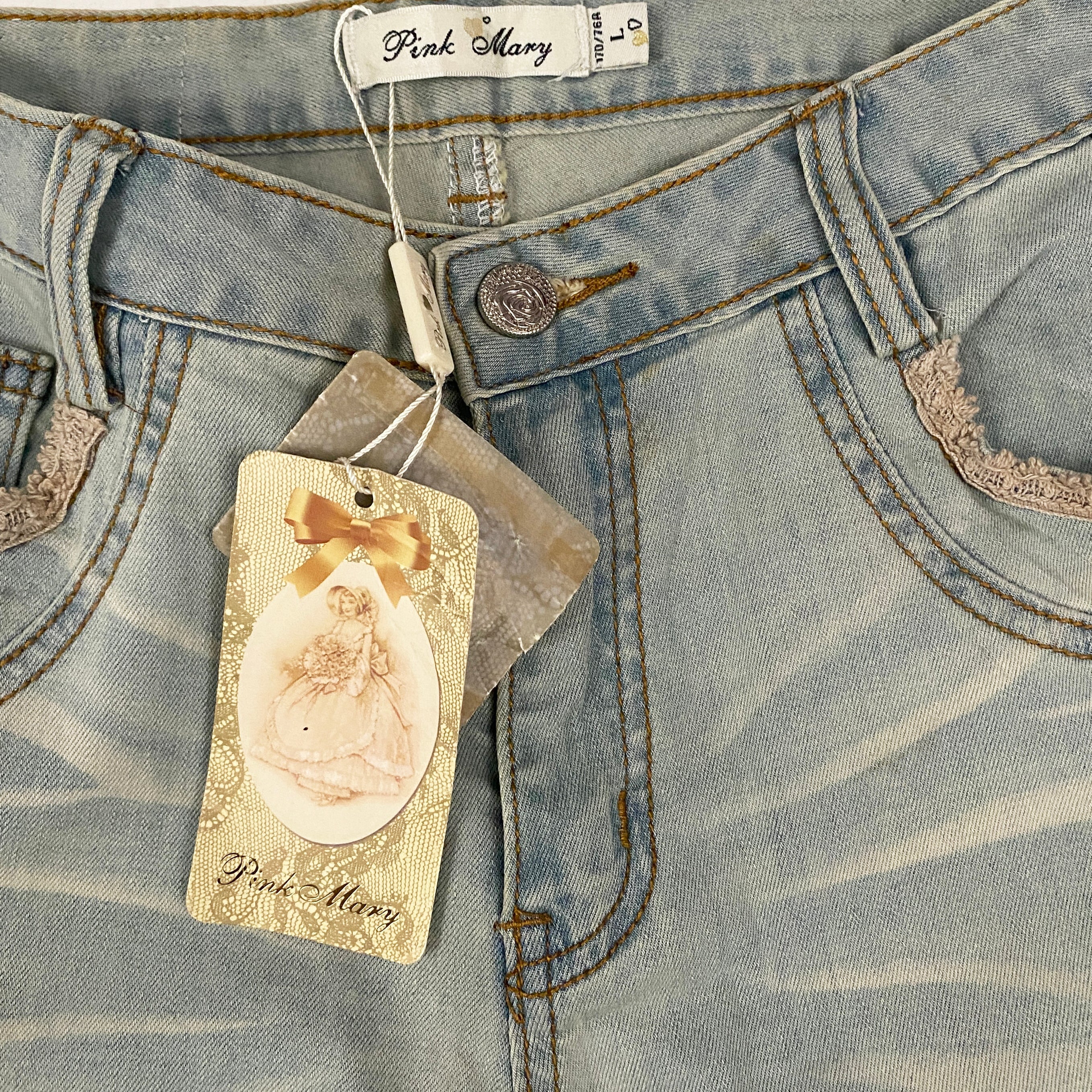 Vintage Embellished Fairy Capris (S)
