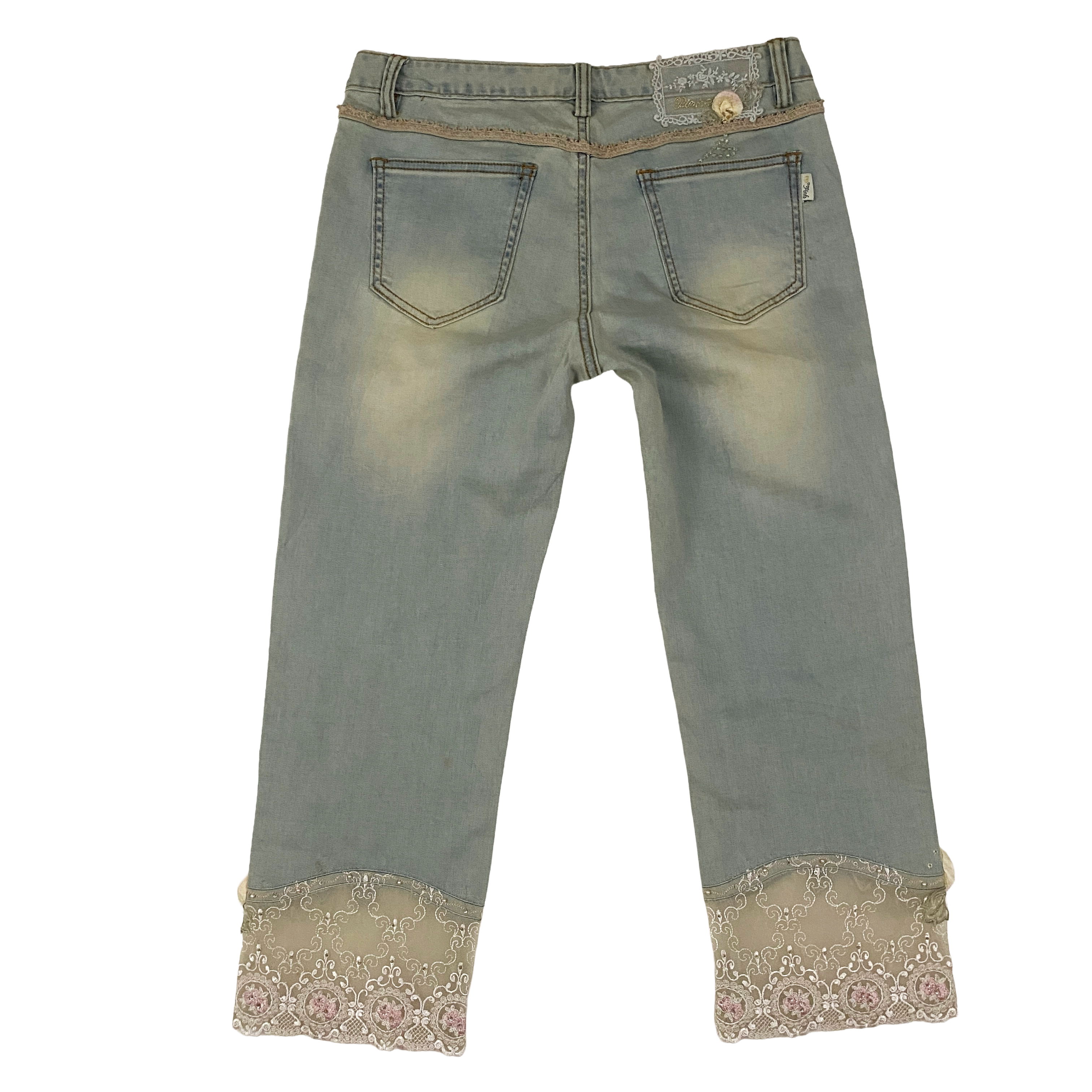 Vintage Embellished Fairy Capris (S)