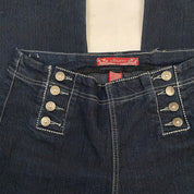 Wide Leg Mid-Rise Trouser Jeans (M)