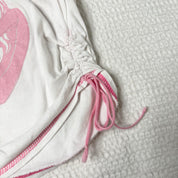 Peaches & Cream J-Fashion Ruched Baby Tee (XS)