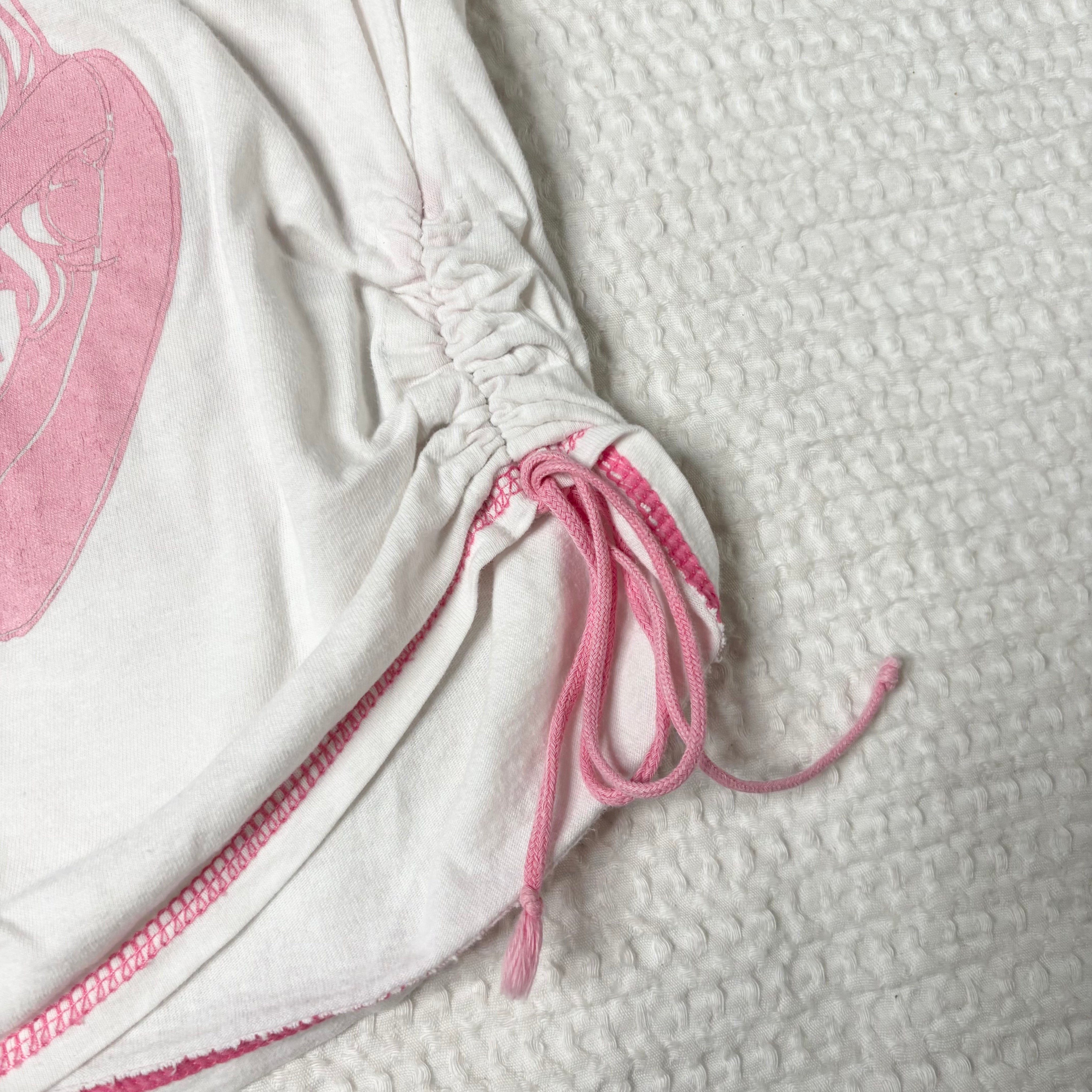 Peaches & Cream J-Fashion Ruched Baby Tee (XS)