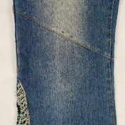 2000s Low - Mid Rise Fairy Embellished Flare Jeans (S)