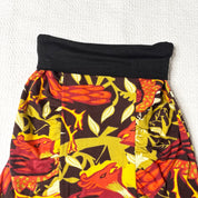 Hayes Ruched Graphic Mini Skirt (S)