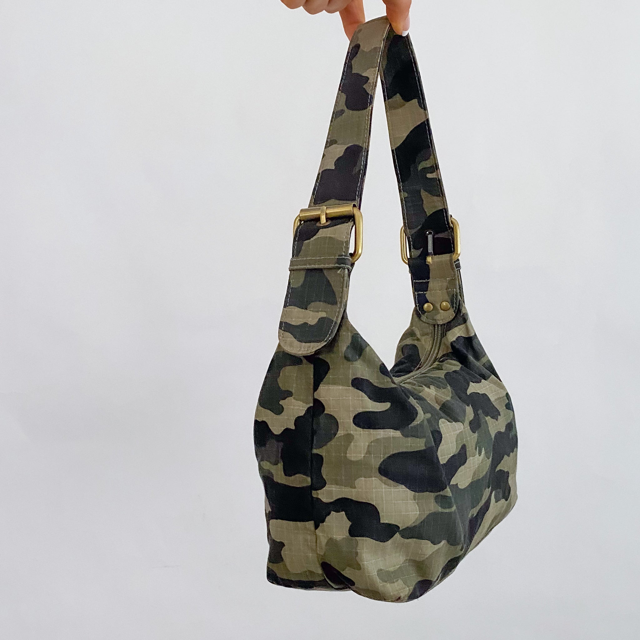Y2K Camo Shoulder Bag
