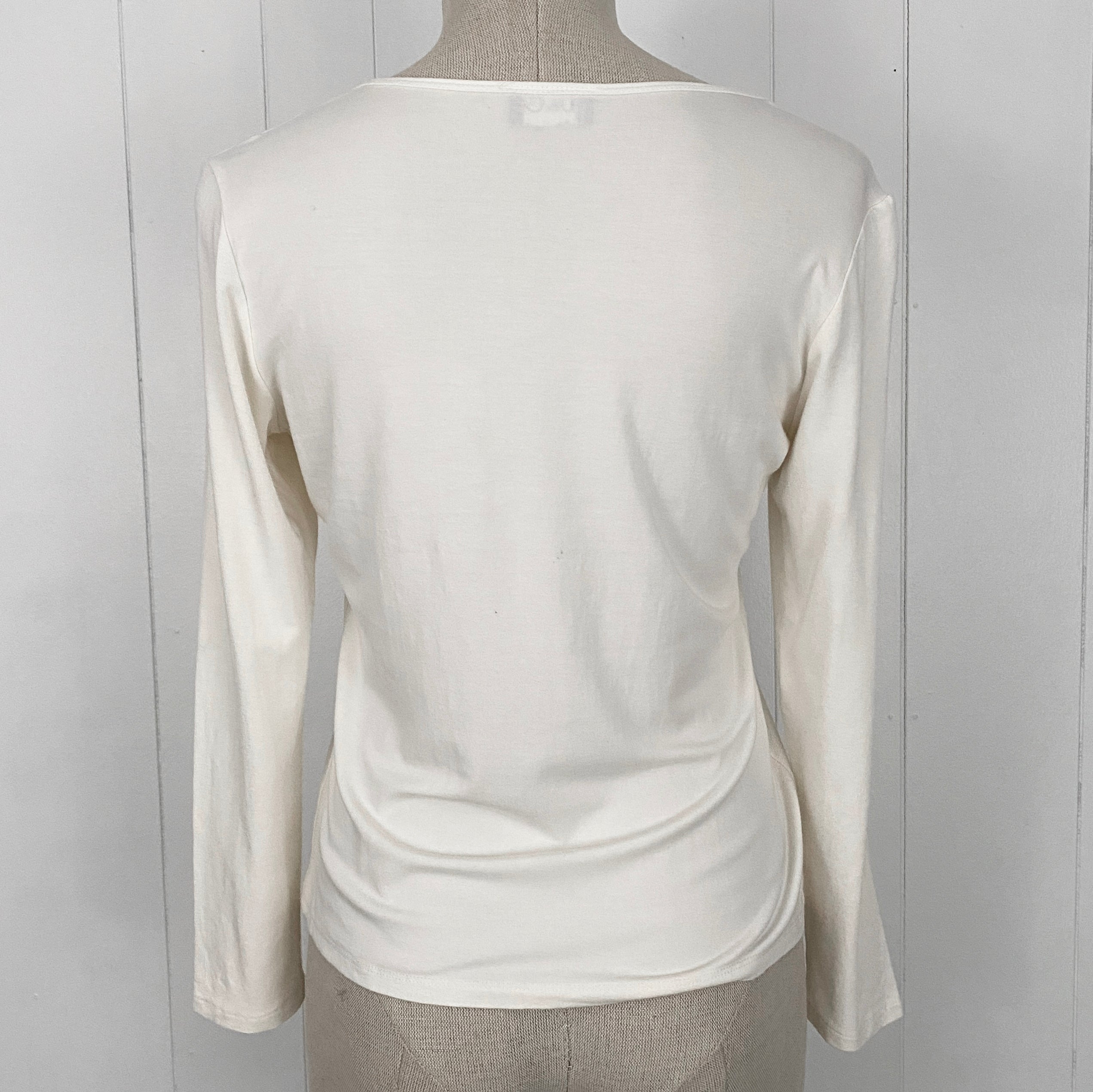 D&G Dolce & Gabbana Too Cool Embellished Long Sleeve Top (S/M)