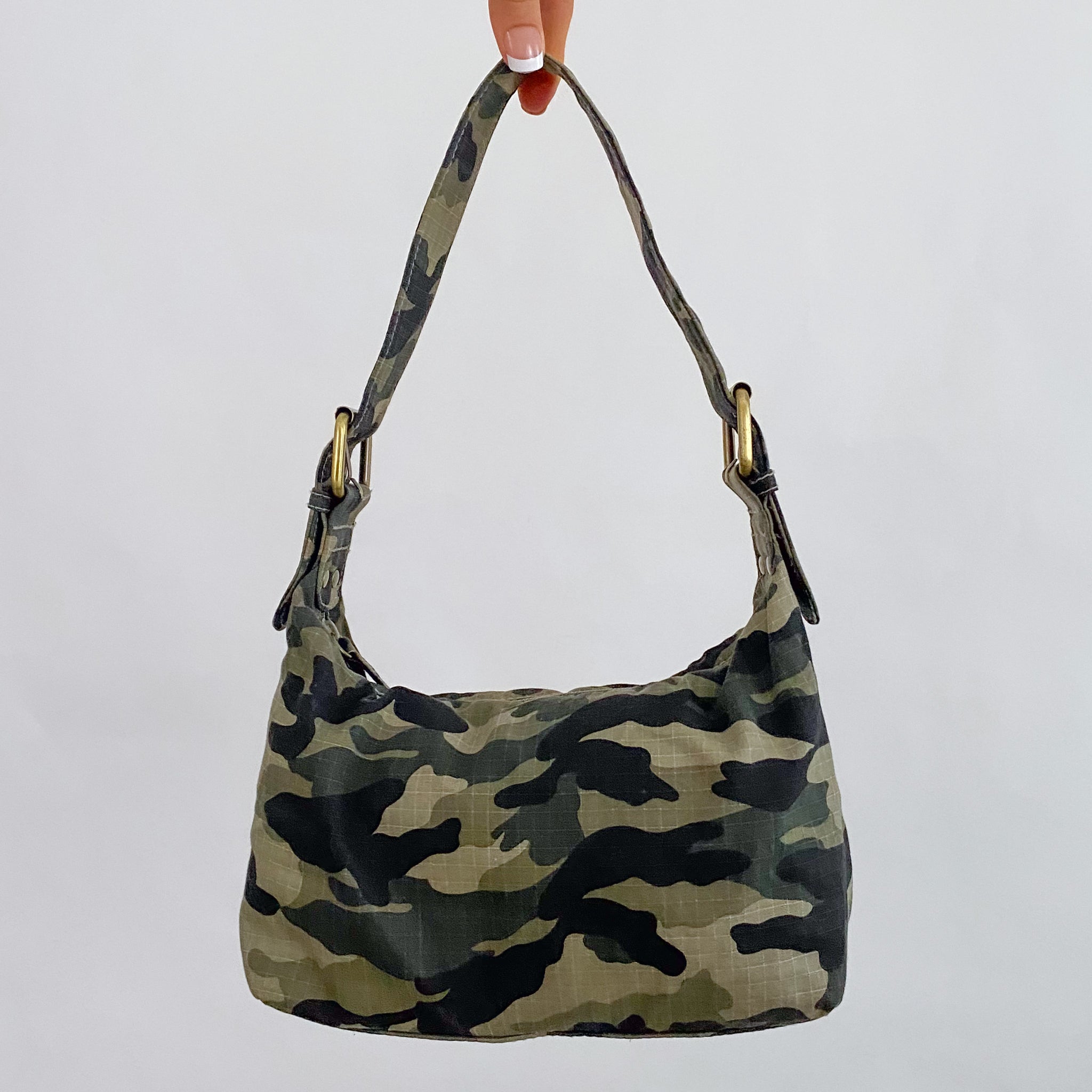 Y2K Camo Shoulder Bag