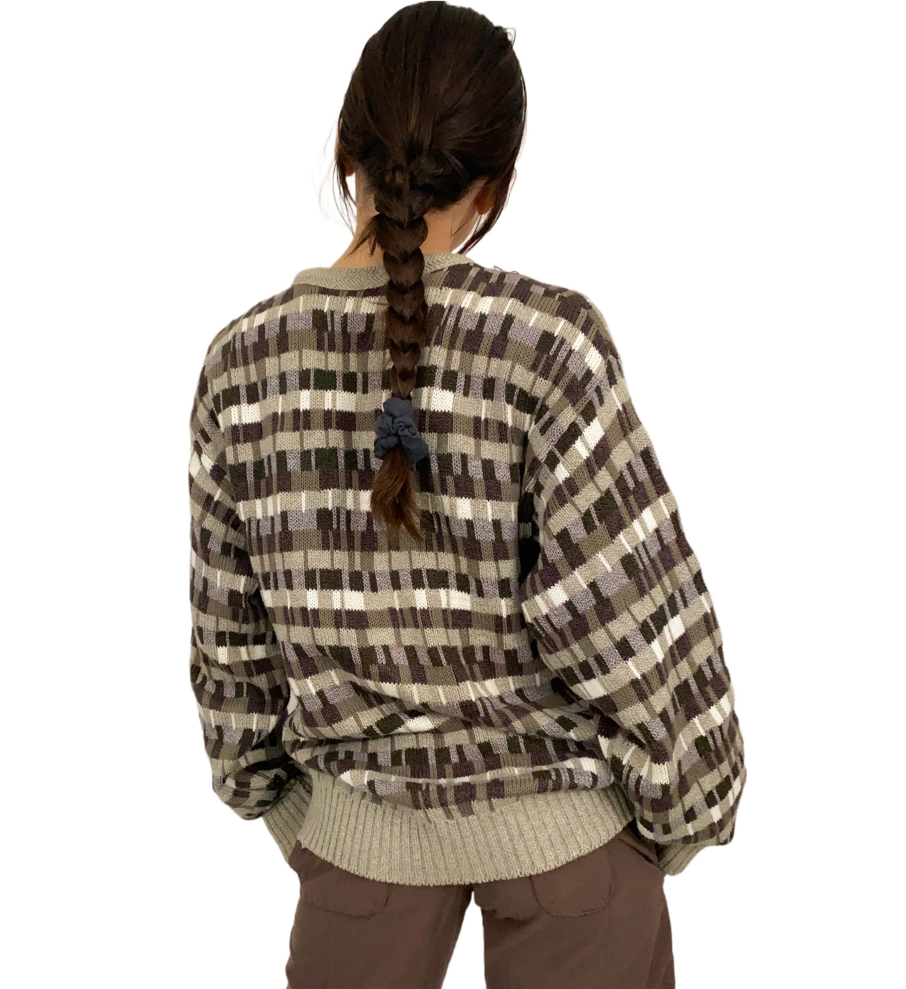 Vintage Abstract Sweater (M)