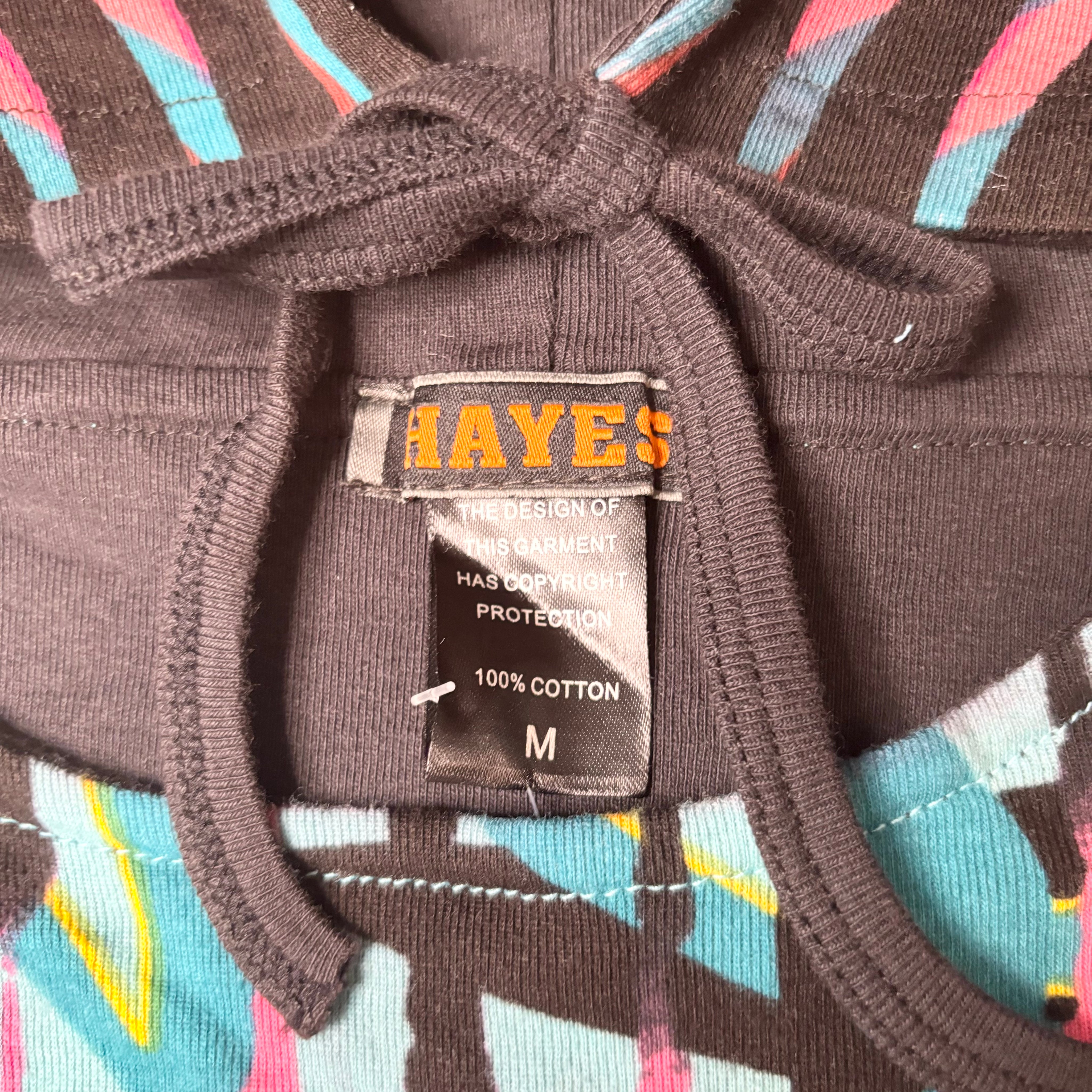 Hayes Graphic Hooded Mini Dress (M)