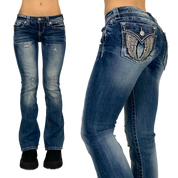 Miss Me Low Rise Jeans (XS)