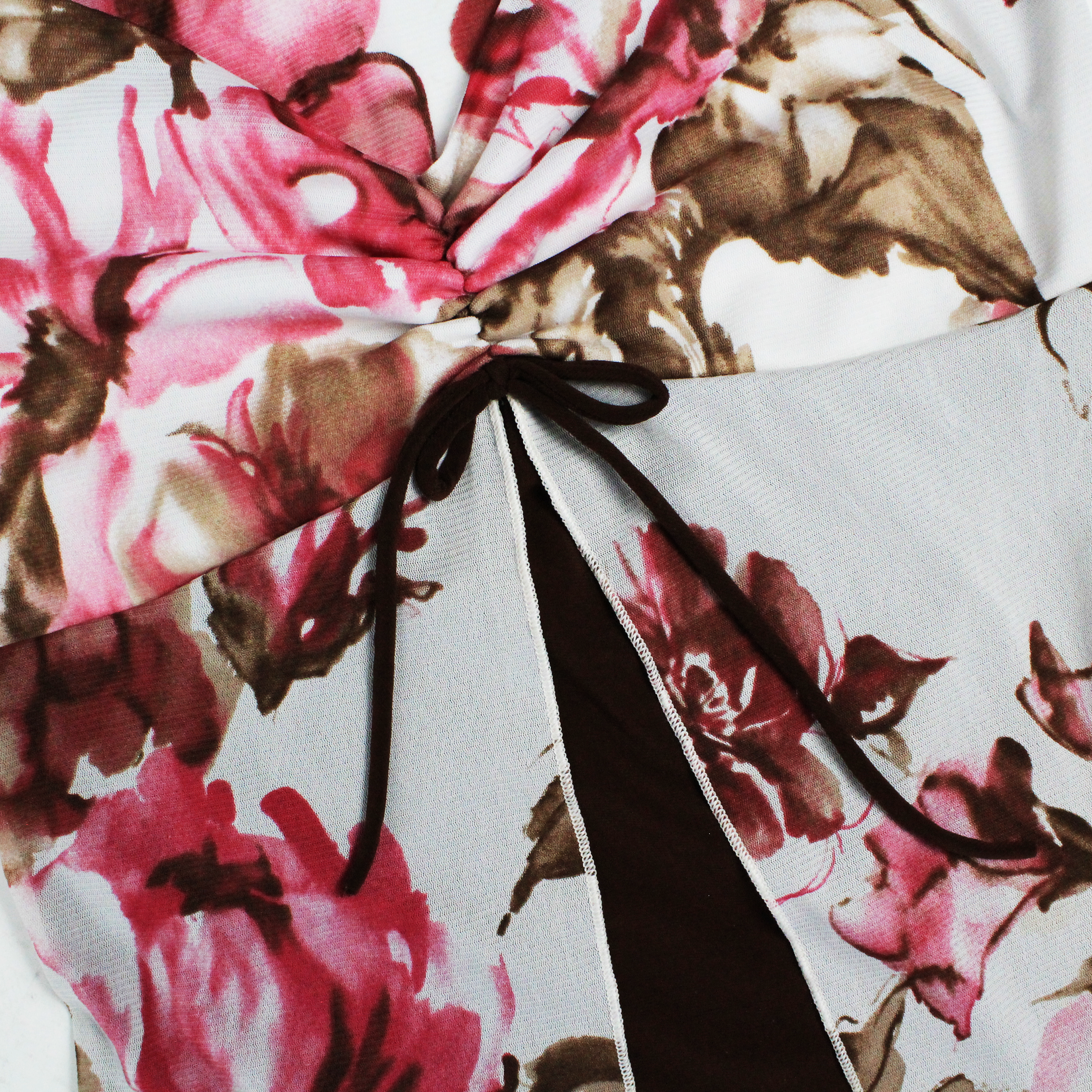 Y2K Floral Mesh Top (S)