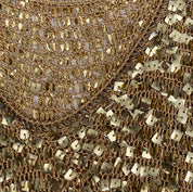 Vintage Gold Knit Tank Top (XS/S)