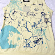 Despina J-Fashion Linework Face Graphic Tank (M)