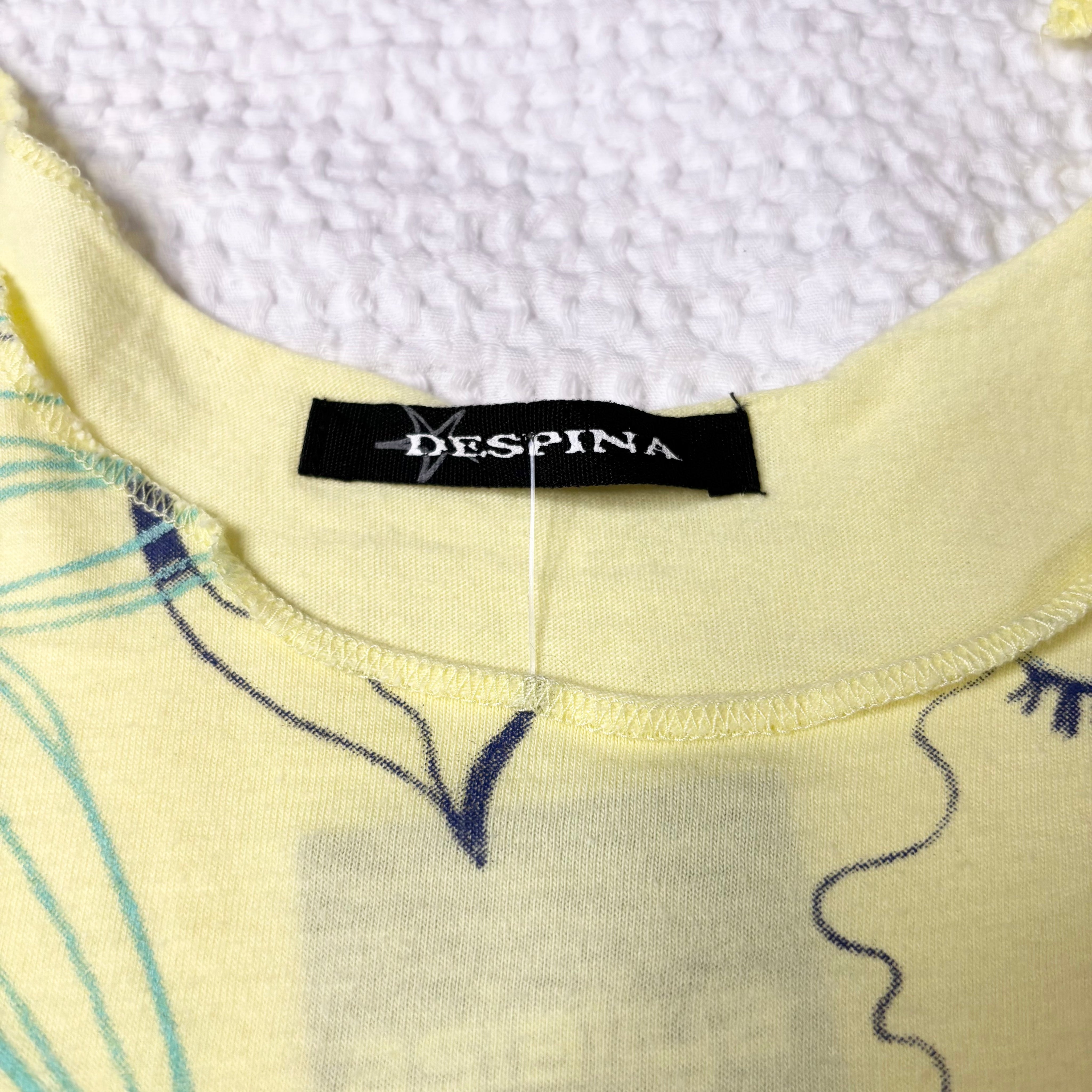 Despina J-Fashion Linework Face Graphic Tank (M)