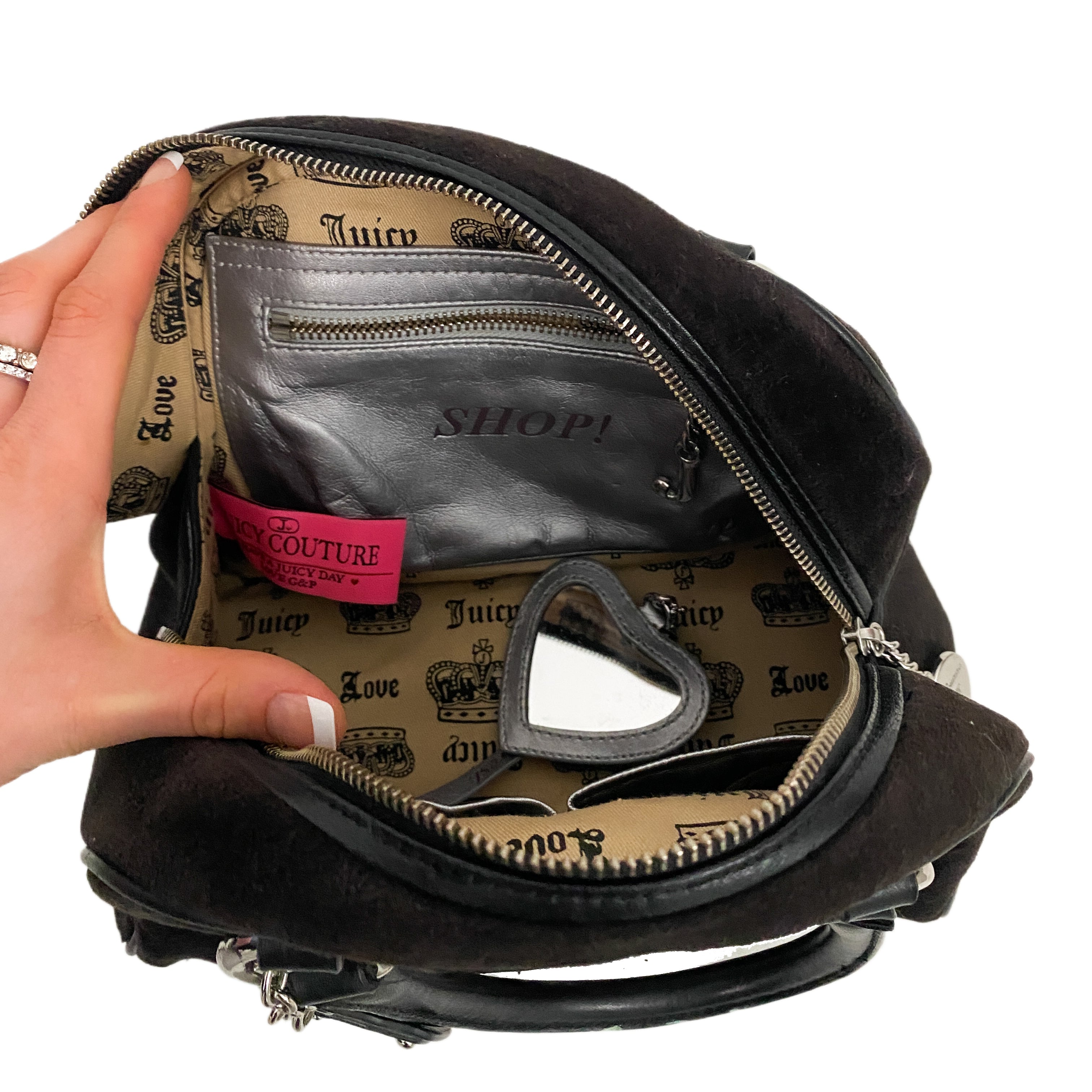 Black Juicy Couture Bowling Bag