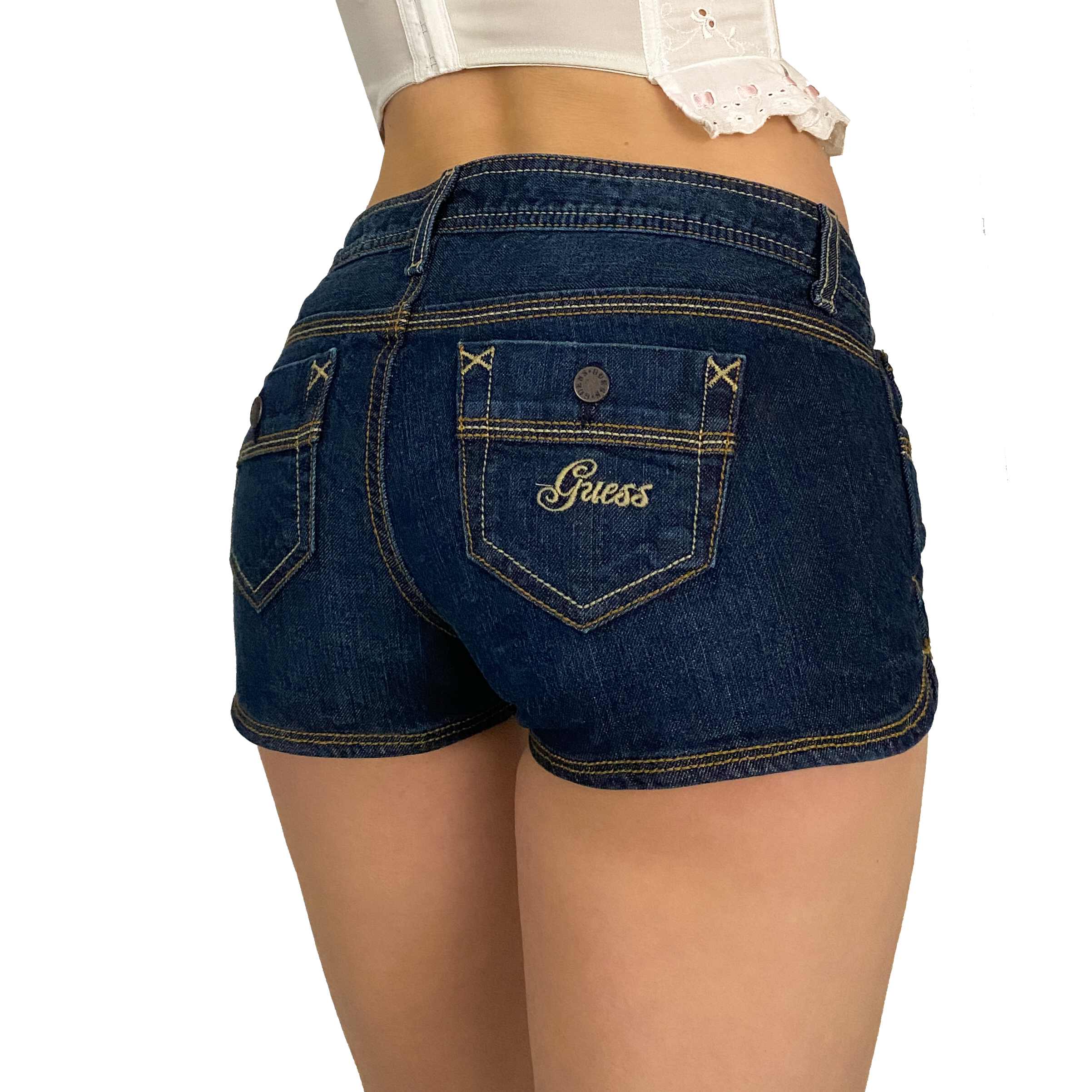 2000s Guess Denim Shorts (XS)