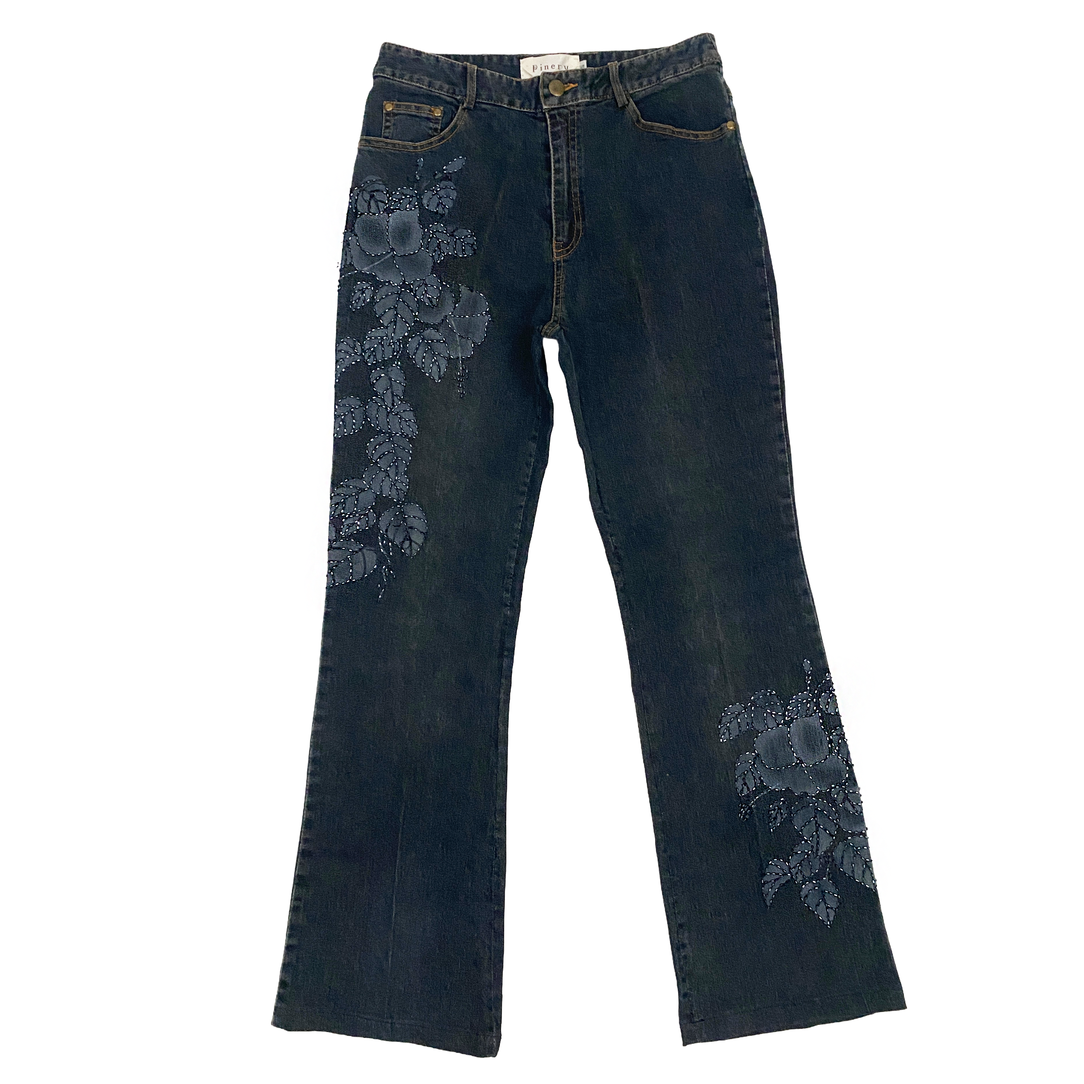 2000s Embellished Fairy Flare Jeans (S)