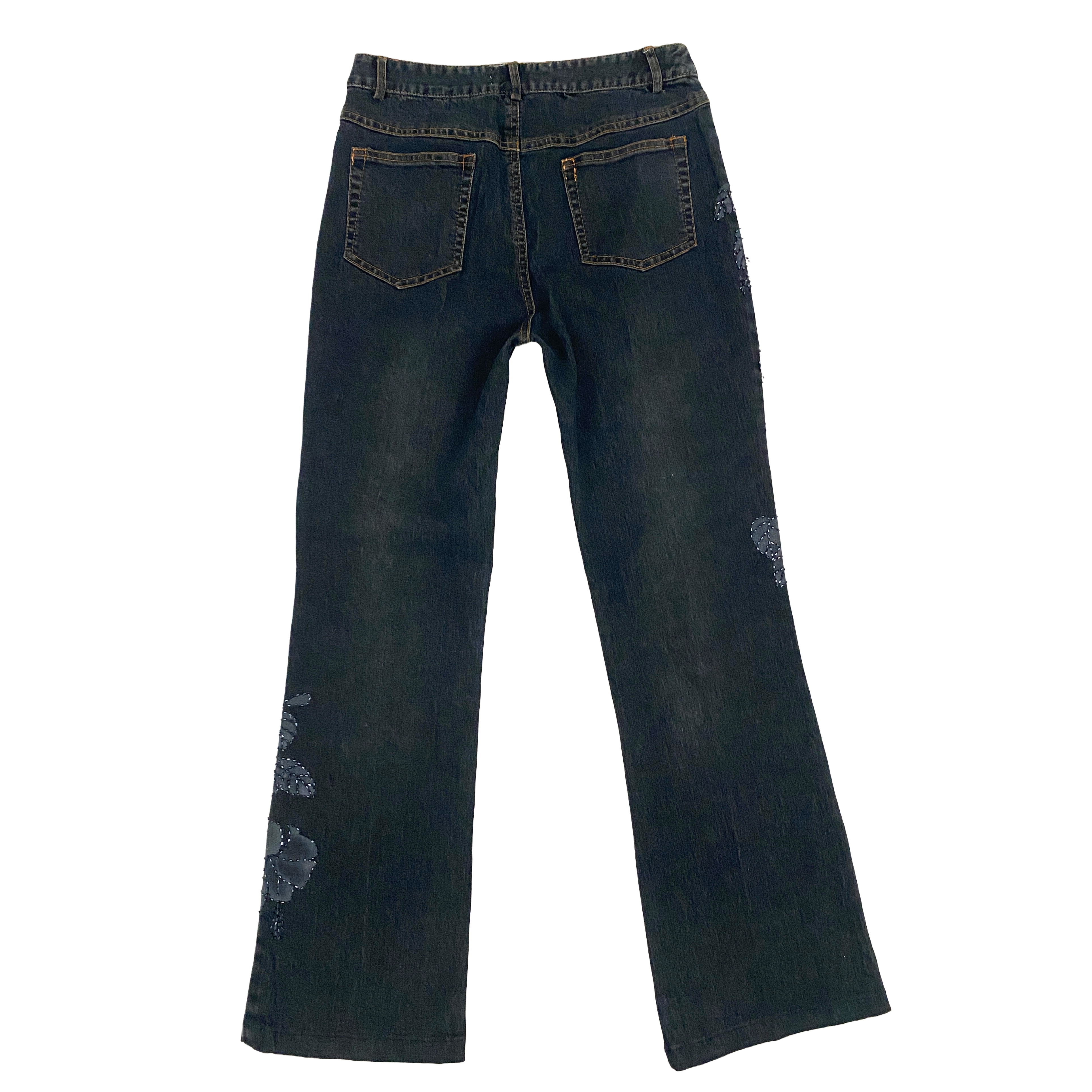 2000s Embellished Fairy Flare Jeans (S)