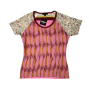 Custo Barcelona Mesh Sleeve Tee (S-M)