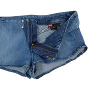 Diesel 2000s Low Waist Denim Micro Shorts (XS/S)