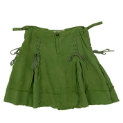 Da-Nang Green Forest Fairy Lace-Up Skirt (XS/S)