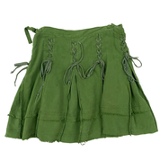 Da-Nang Green Forest Fairy Lace-Up Skirt (XS/S)