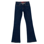 Miss Sixty 2000s Low Rise Seamed Flare Jeans (XS)