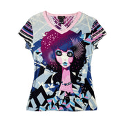 Hayes Face Graphic Baby Tee (L)