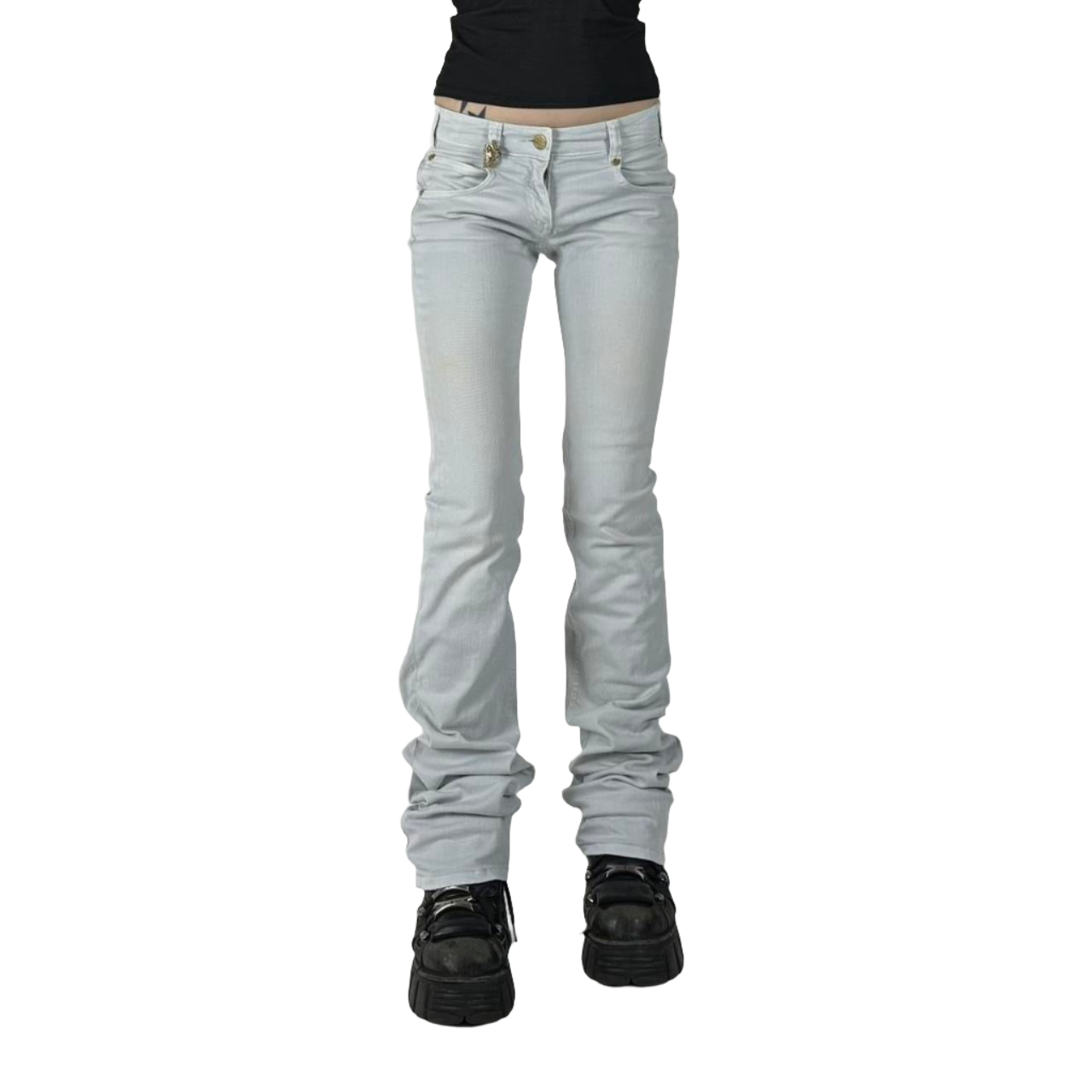 Roberto Cavalli Off White Jeans (XS)