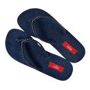 90s Mossimo Platform Denim Flip Flops (7)