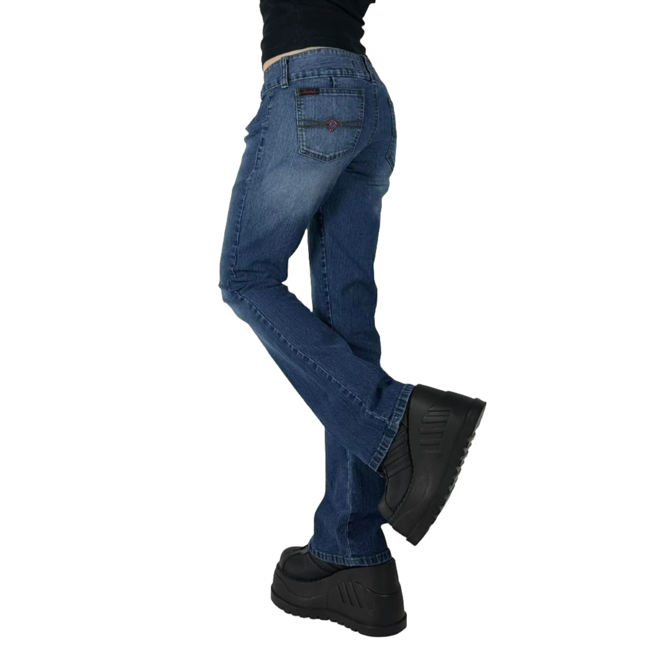 Y2K Mudd Flare Jeans (S)
