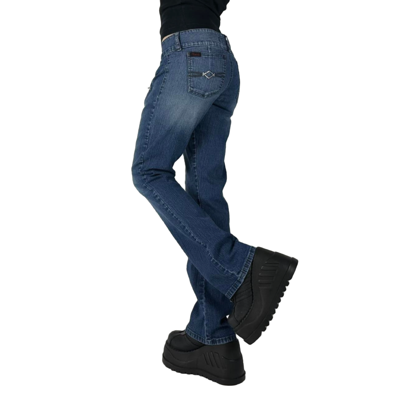 Y2K Mudd Flare Jeans (S)