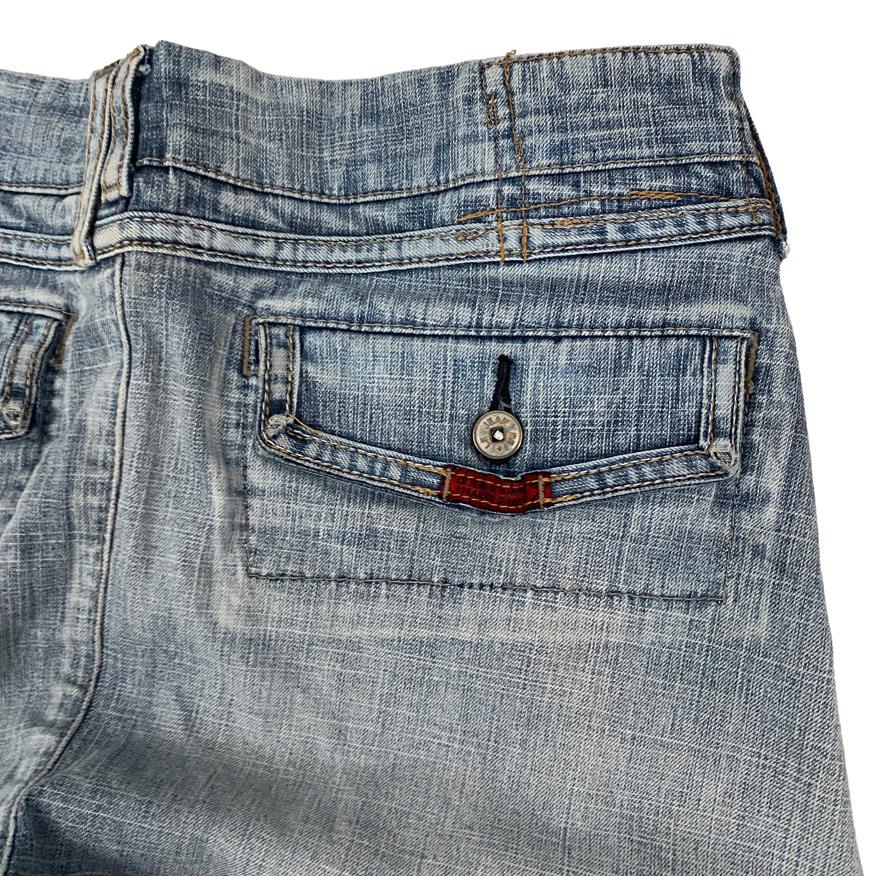 Marithe Francois Girbaud Low Rise Seamed Flare Jeans (XS/S)