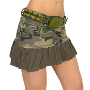 Camo Mini Skirt (XS)