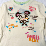 Angel Blue Embroidered Graphic Long Sleeve (XS-S)