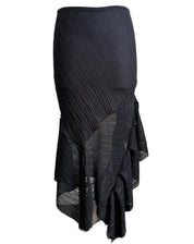 The Black Crinkle Skirt  (XS-XL)