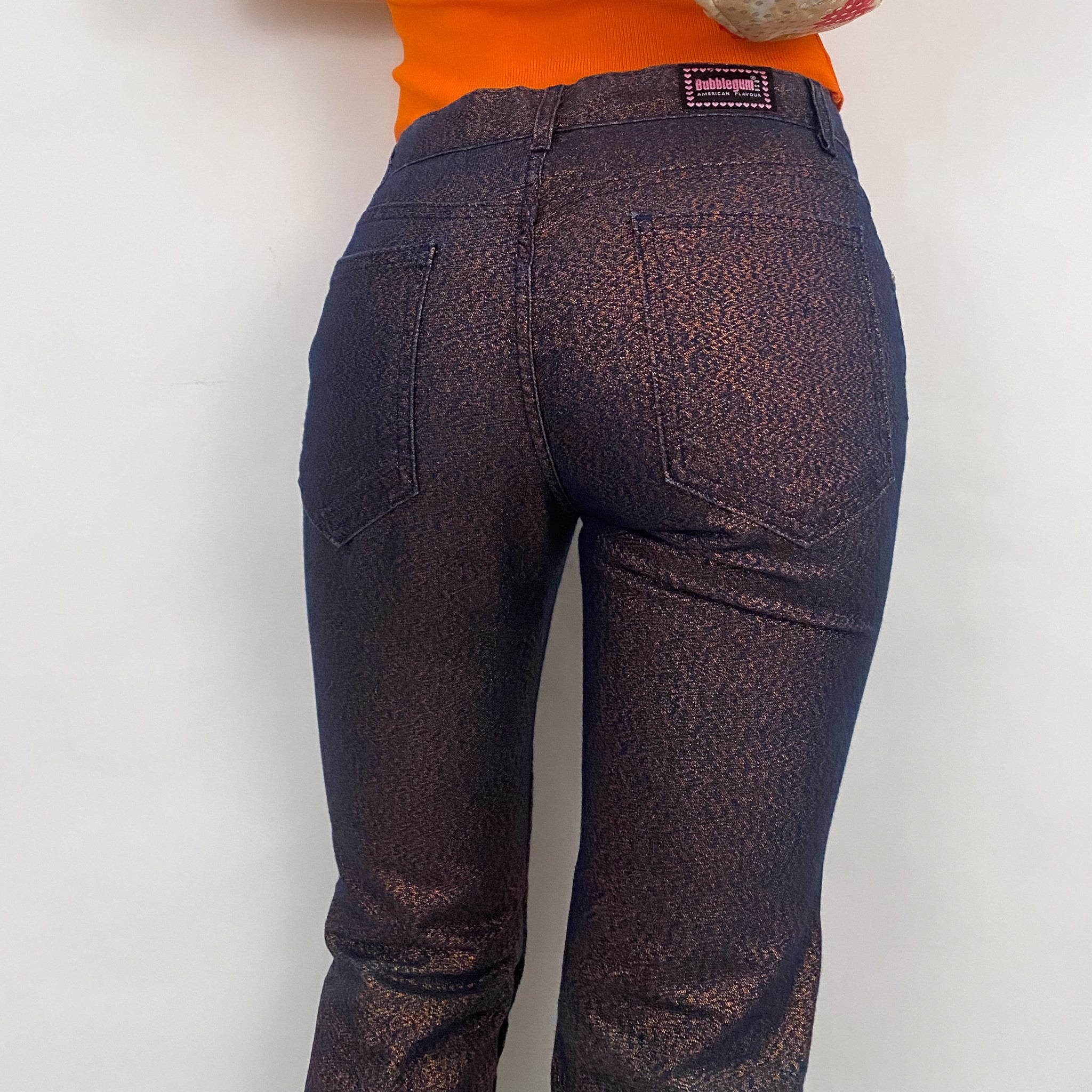 Bubblegum Glitter Pants - Small