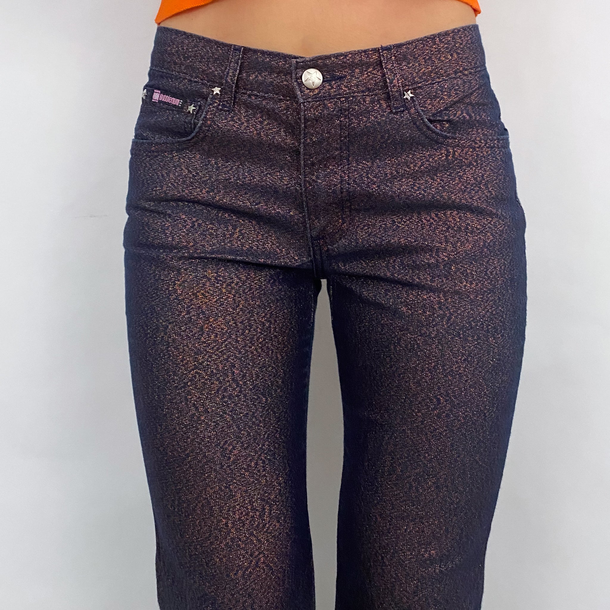 Bubblegum Glitter Pants - Small