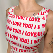 Blugirl Blumarine 'I LOVE YOU' Dress (M)