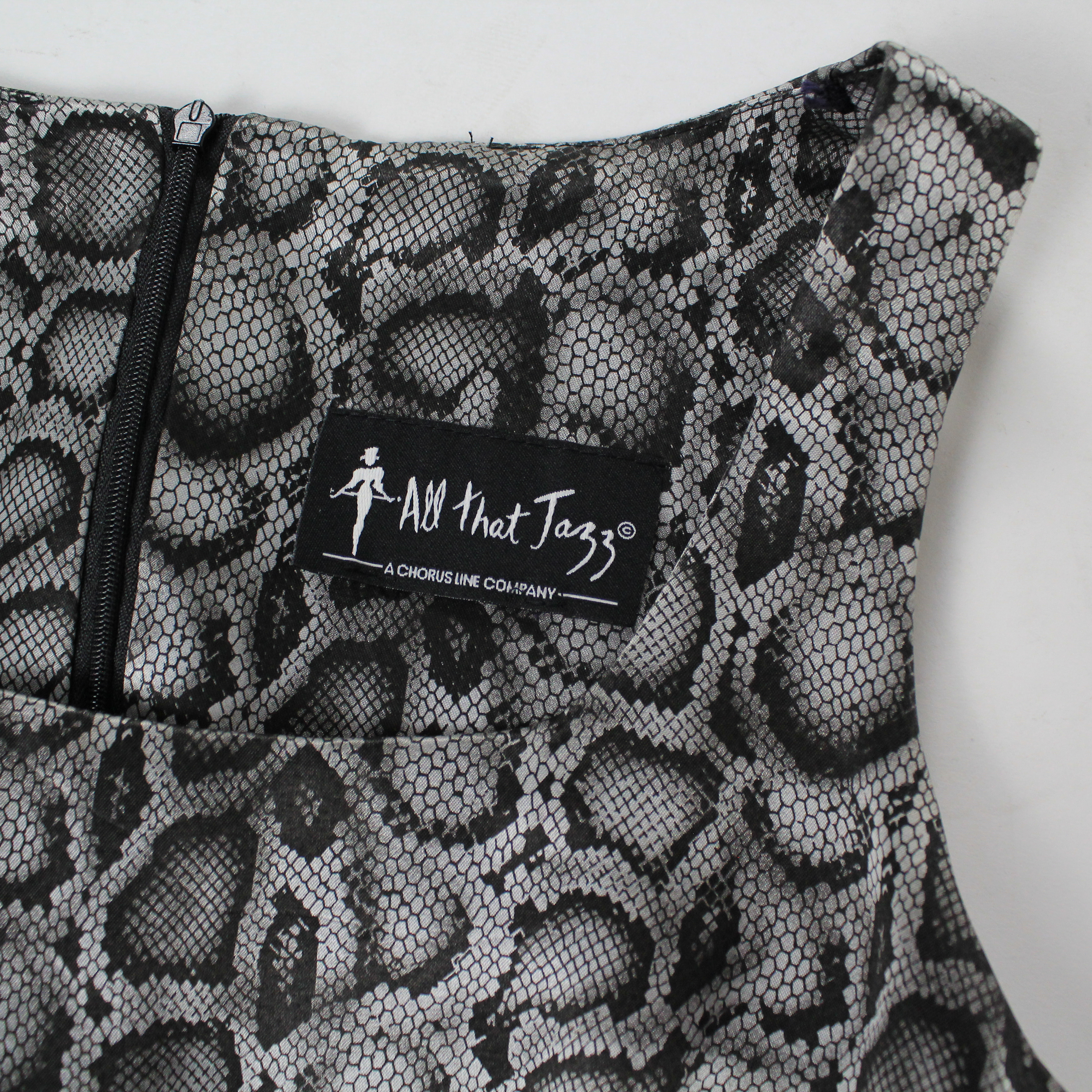 90s Snakeskin Mini Dress (XS)