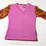 Axara Paris Micro Mesh Graphic Top (S)