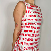 Blugirl Blumarine 'I LOVE YOU' Dress (M)