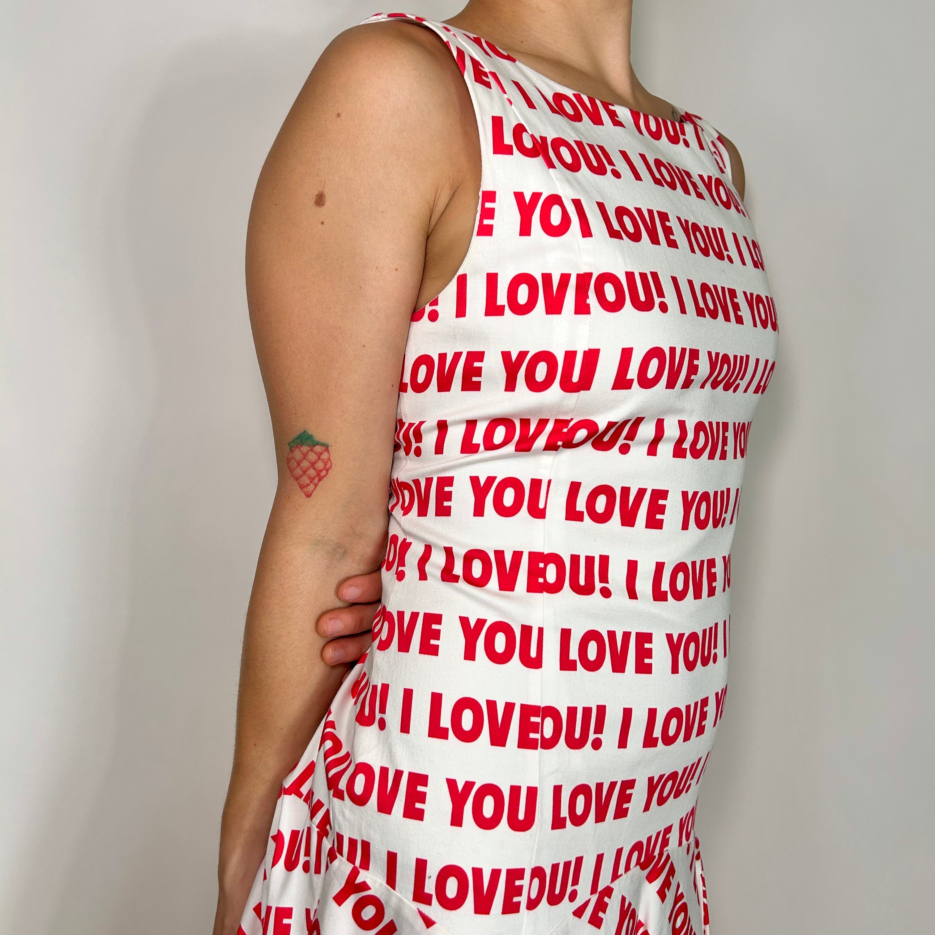 Blugirl Blumarine 'I LOVE YOU' Dress (M)