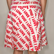 Blugirl Blumarine 'I LOVE YOU' Dress (M)