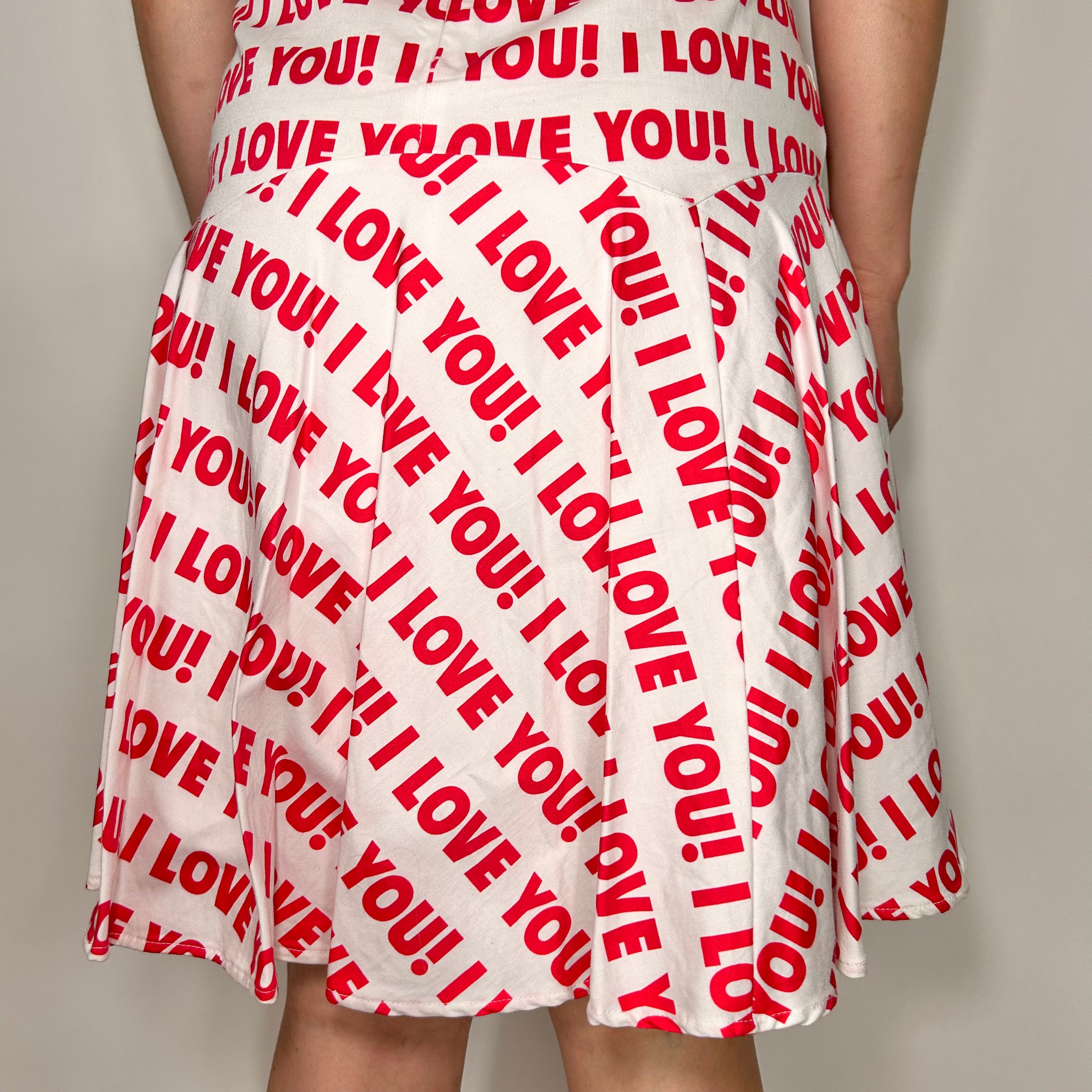Blugirl Blumarine 'I LOVE YOU' Dress (M)