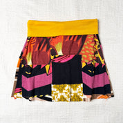 Hayes Patchwork Graphic Mini Skirt (S)